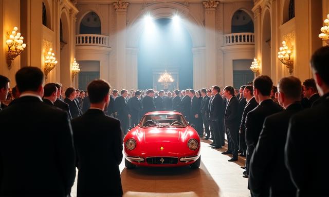 モナコのエクスクルーシブ・オークション会場の様子