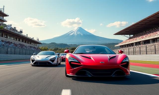 富士スピードウェイでのVIP走行会