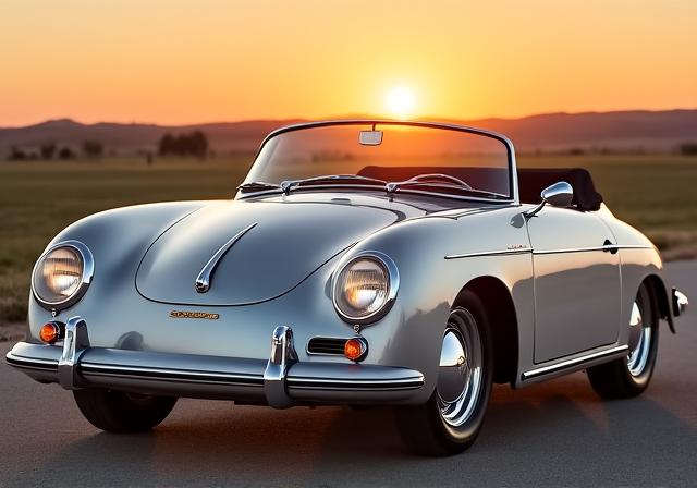 レストア後のポルシェ 356